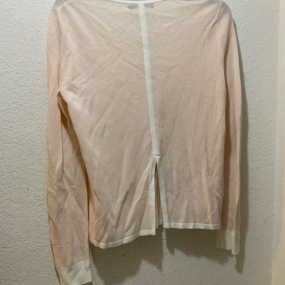 Rag & Bone jeans Long Sleeve Pink White Top Size XS - Picture 3 of 7
